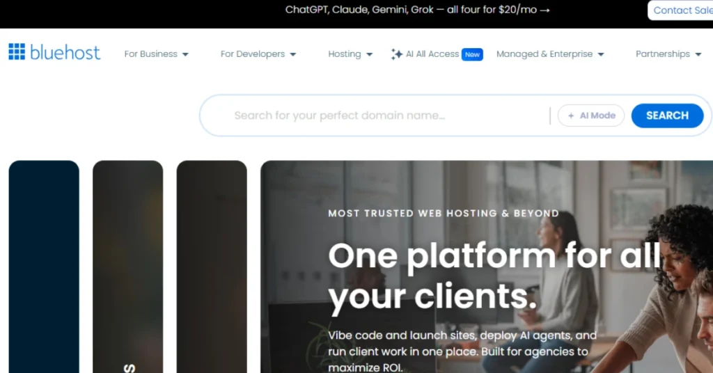 BlueHost best Canadian web hosting 