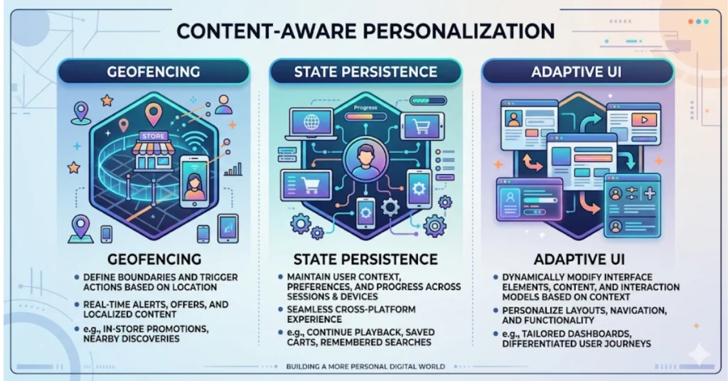 Mastering Mobile UX/UI Design: The Thumb Zone Guide 4 Content aware personalization for mobile UXUI design