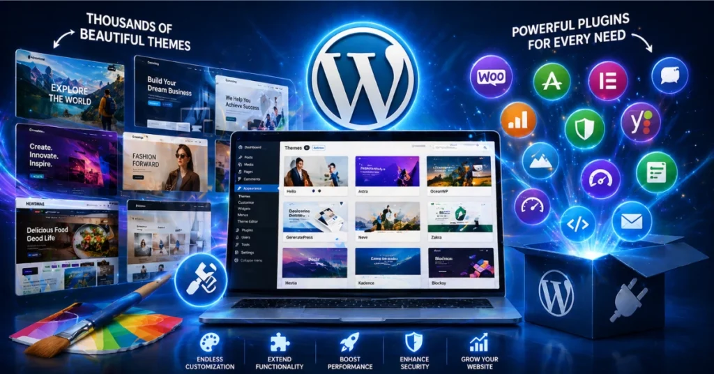Why is WordPress the best in 2026? 3 Plenty of WordPress plugins and themes