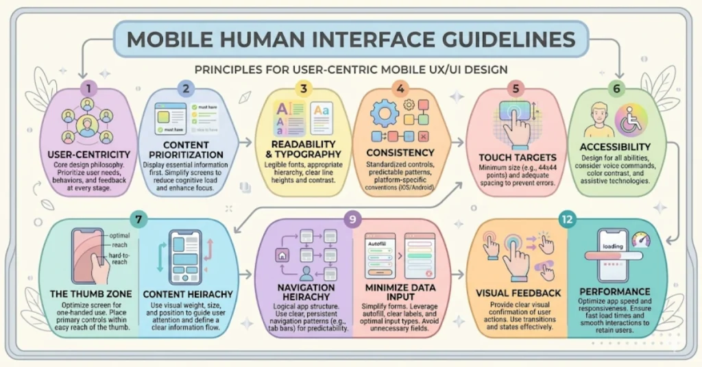 Mastering Mobile UX/UI Design: The Thumb Zone Guide 2 Principles for user-centric mobile UXUI design
